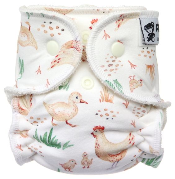 Newborn bamboo diaper Snaps 