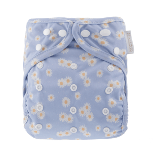 Ditsy Daisy - Sky Blue overbroekje One Size Modern Cloth Nappies