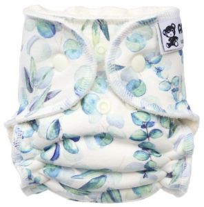 Anavy newborn luier Eucalyptus Bladeren met drukknoopjes