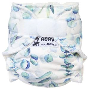 Anavy newborn luier Eucalyptus Bladeren met klittenband