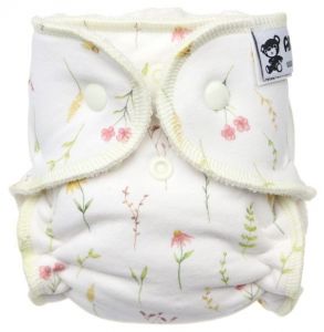 Anavy newborn luier Bloemen Plukken met drukknoopjes