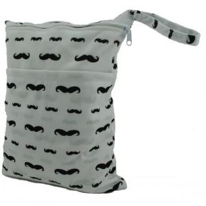 Double Diaper Bag Moustaches