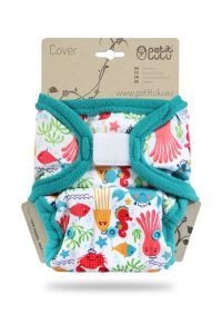 One Size overbroekje Koning van de Jungle Petit Lulu klittenband
