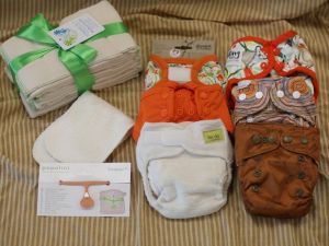 Newborn luiers proefpakket wasbare luiers