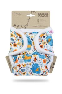 Nijlpaarden One Size overbroekje Petit Lulu drukknoopjes