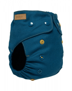 Royal Blue One size plus Puppi wolbroek drukknoopjes