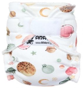Anavy newborn luier Planeten met klittenband