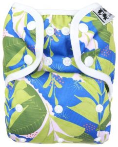 Pepermunt overbroekje drukknoopjes Anavy One size