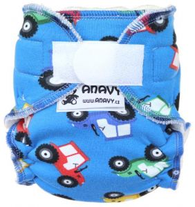 Anavy newborn luier Tractors met klittenband