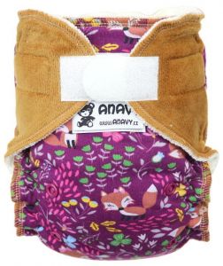 Vosjes One Size bamboeluier met klittenband