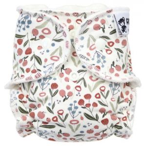 Anavy newborn luier Bloemenweide met drukknoopjes