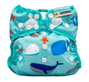 Mother-ease Wizard Uno Stay-Dry Whale Song